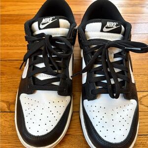 Nike Women’s Low Dunk Black and White Sneakers